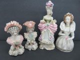 Four Corday lace figurines, 7