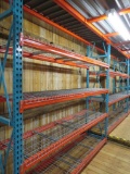 Industrial Commercial pallet racking shelving units, two units