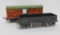 Two pre war Lionel train cars, #513 and Lake Shore Gondala