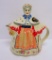 Granny Anne tea pot, woman, 8 1/2