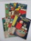 Nine vintage Dell Donald Duck comics, 10 cent, all have Baseball or Football pictures