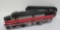 Large model train engine Rock Island 2009, G scale and metal passenger car