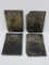 Four 1899 Elkorn Fair tin types, 2 1/2