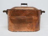 Copper boiler with copper lid, 26