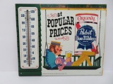 Pabst Blue Ribbon sign thermometer, Very nice condition, P-670, 17