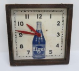 Hires Root Beer clock, 14