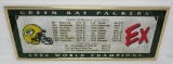 Green Bay Packers 1996 World Champions EX Beer mirror, 37