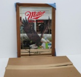 Miller High Life Eagle beer mirror, Bald Eagle Wisconsin, 15