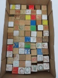 79 wood alphabet blocks, 1 1/4
