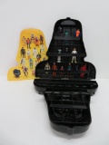 Star Wars Darth Vader action figure case, Pez and trade cards