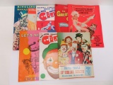 Eight 1950's and 60's Circus programs,