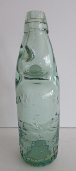 Howard Thoroughbred, Codd Bottle, horse and jocky, Manchester Upper Brook St, 8 1/2"