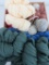 25 Luxuria knitting worsted skeins, Bernat, wool
