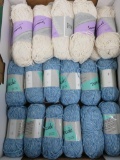 22 skeins of Topicale and Savannah yarn, cotton blend, 1.75 oz