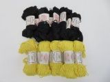 13 Kentucky all purpose yarn, yellow and black, 2 oz weight