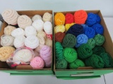 Over 40 skeins of multi purpose yarn, variety of colors