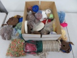 Large lot of ribbon and trims