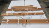 Loom parts, lams, breast and back beams