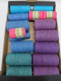 16 rolls of warp, multi color and solids, 4