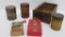 Snuff containers, Salome cigarette and partial Mi Lola cigar box