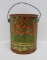 Pure Honey pail with cover, Herman Gasser Plain Wis, 7 1/2