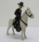 Ideal plastic mounted Hopalong Cassidy toy, 6