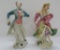 Two figurines, high gloss, Germany, 9 1/2
