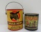 Vintage Household Maintenance tins, Mule-Hide and Roof Cement