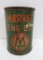 Marvel Eng-Oil can, one quart, open top, 5 1/2