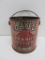 Bayle Peanut Butter tin, 12 oz, bail handle, 3 1/2