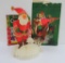 Vintage Hallmark fold out decoration of Santa and Friend with sleeve, Archie Christmas comic book