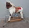 Horse Hair painted pony glider toy, Hollywood Toy Mfg Co