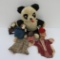 C 1950's Panda bear and hand puppet parts