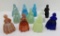 11 Colonial Girl glass figurines, 5