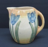 Early Roseville pitcher, tulip pattern, 7