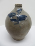 3 gallon ovoid cobalt decorated jug, 14