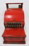 National Cash Register, $1, red, size 303, with key