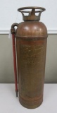 Fastfome brass fire extinguisher, 32 1/2