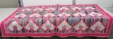 Hand made vintage quilt, 42