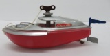 Schuco Teleco 3003 wind up boat, working, 7
