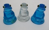 Three glass frogs, 3