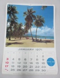 1971 Pan Am airline calendar, 17