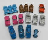 17 Die cast toy cars, Tootsie toys and unmarked, 2