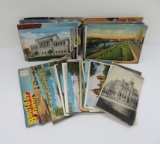 Post card lot, singles and booklets, scenic and travel, a few real photo