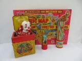 Vintage toys, Mattel Jack in the Box, Kaleidoscopes, and Electric US Map, works