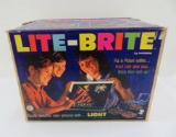 Vintage Lite-Brite in original box with pegs and instructions