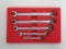 Snap-on Flare Nut Wrench Set, five pieces