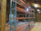 Industrial racking, 11' tall and 16' long and extra beams to make five more shelves - like new