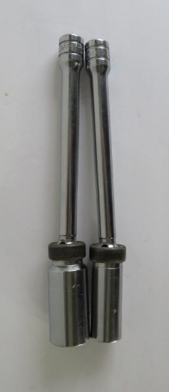 Two Snap-On swivel spark plug remover extensions, 5/8" and 13/16"