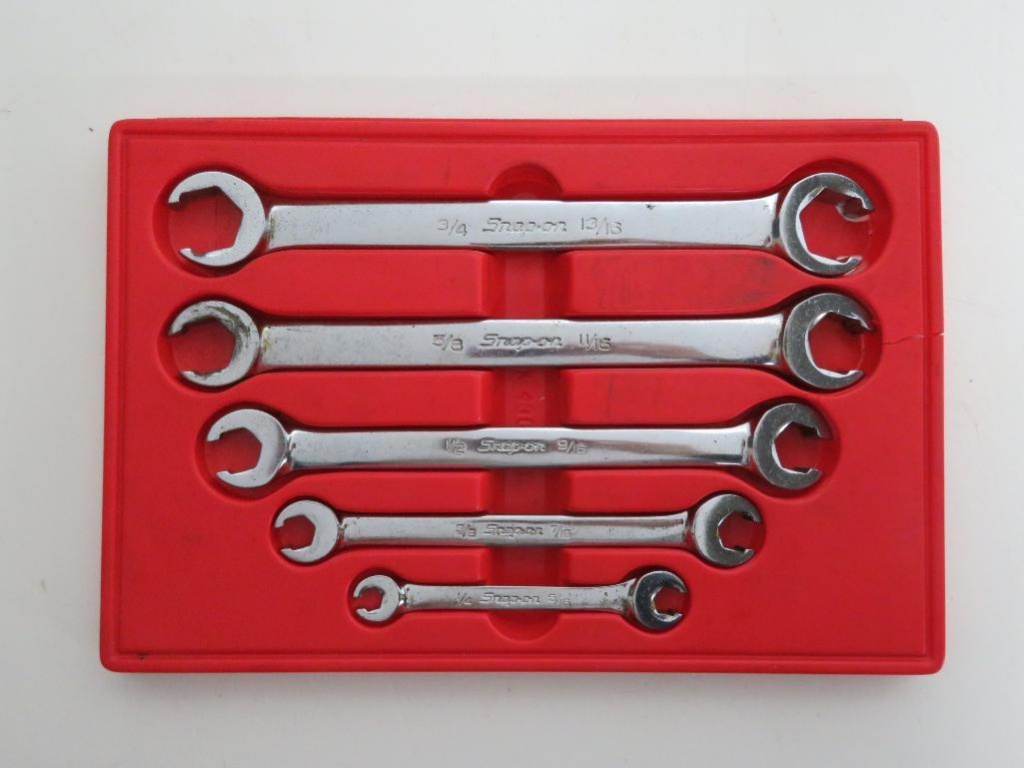 Snap-on Flare Nut Wrench Set, five pieces | Art, Antiques & Collectibles  Collectibles | Online Auctions | Proxibid